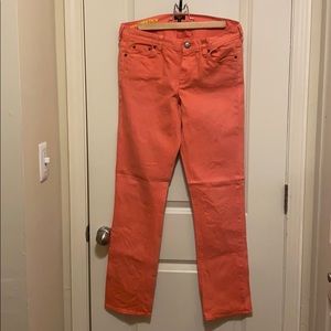 J. Crew Matchstick Coral Jeans